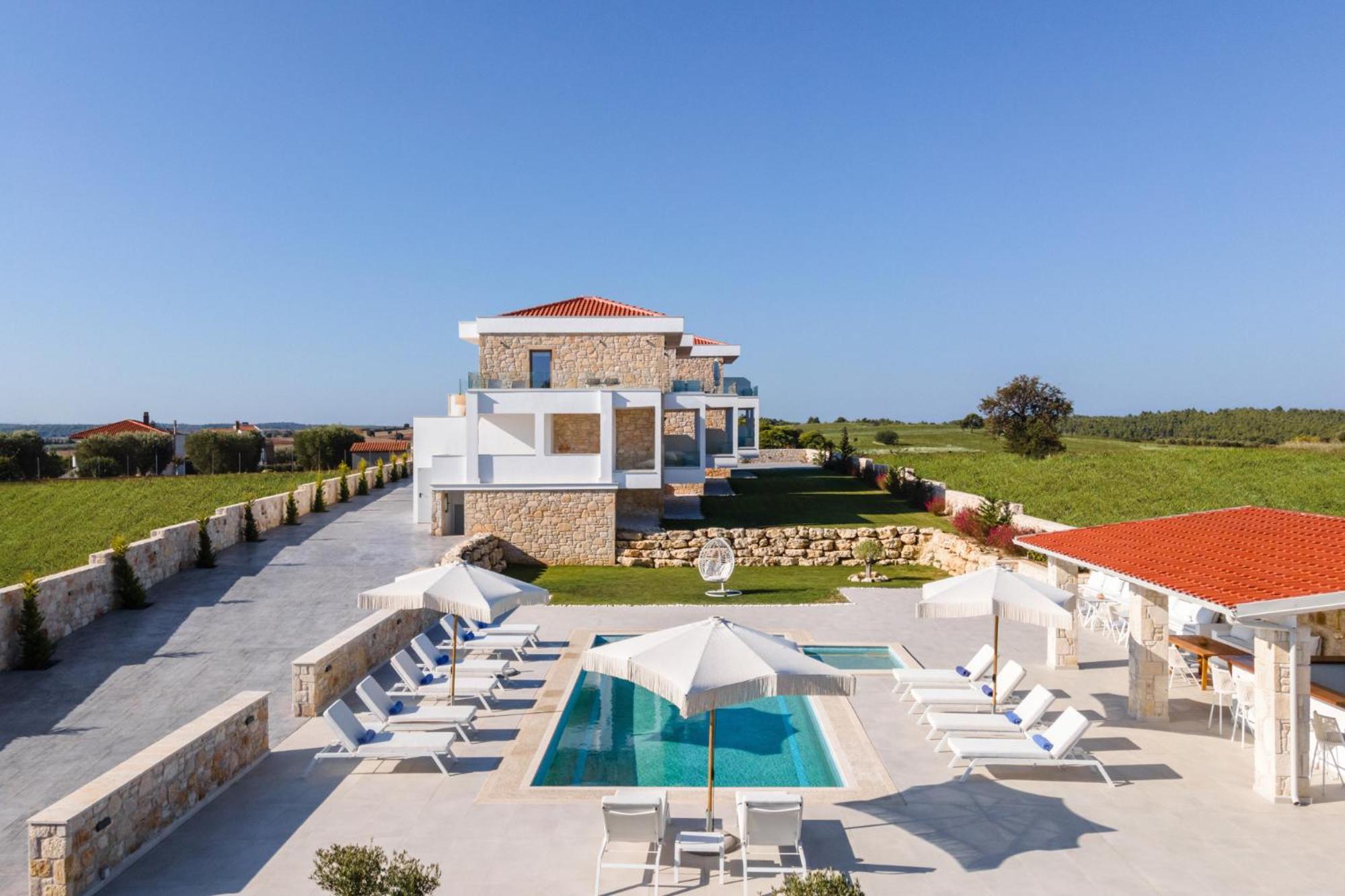Anna Mare Luxury Apartments Afytos Exterior foto